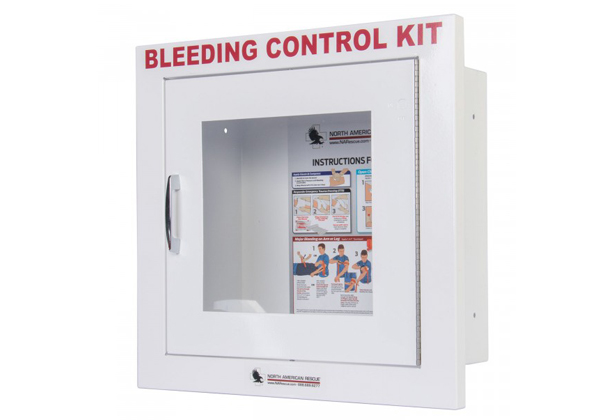 Bleeding Control Semi-Recessed Metal Wall Case